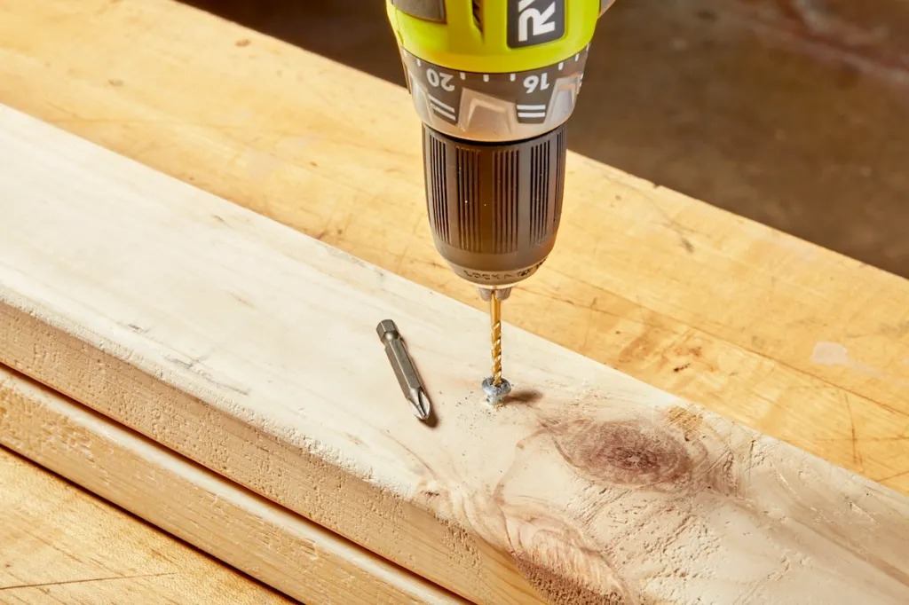 Drilling a new groove in a screw head