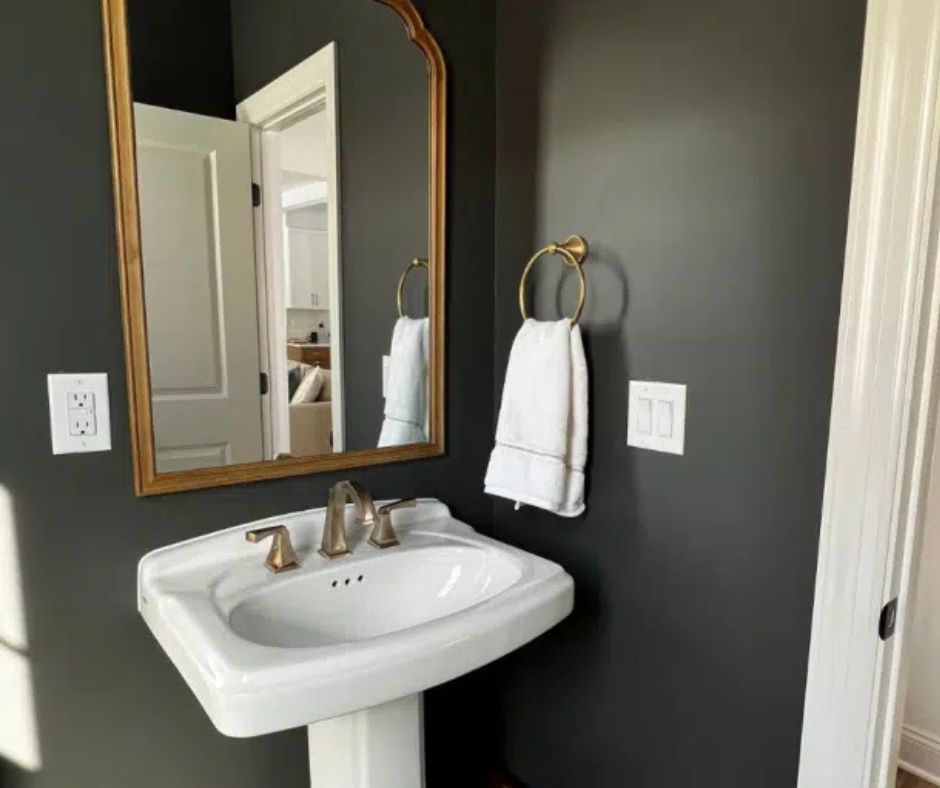 Iron ore bathroom