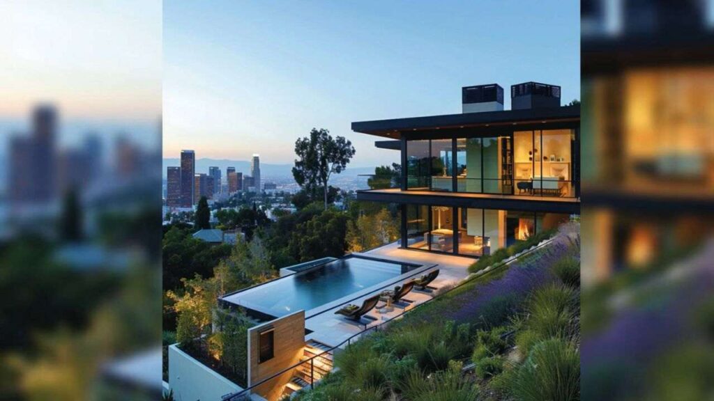 Jami Gertz house pool