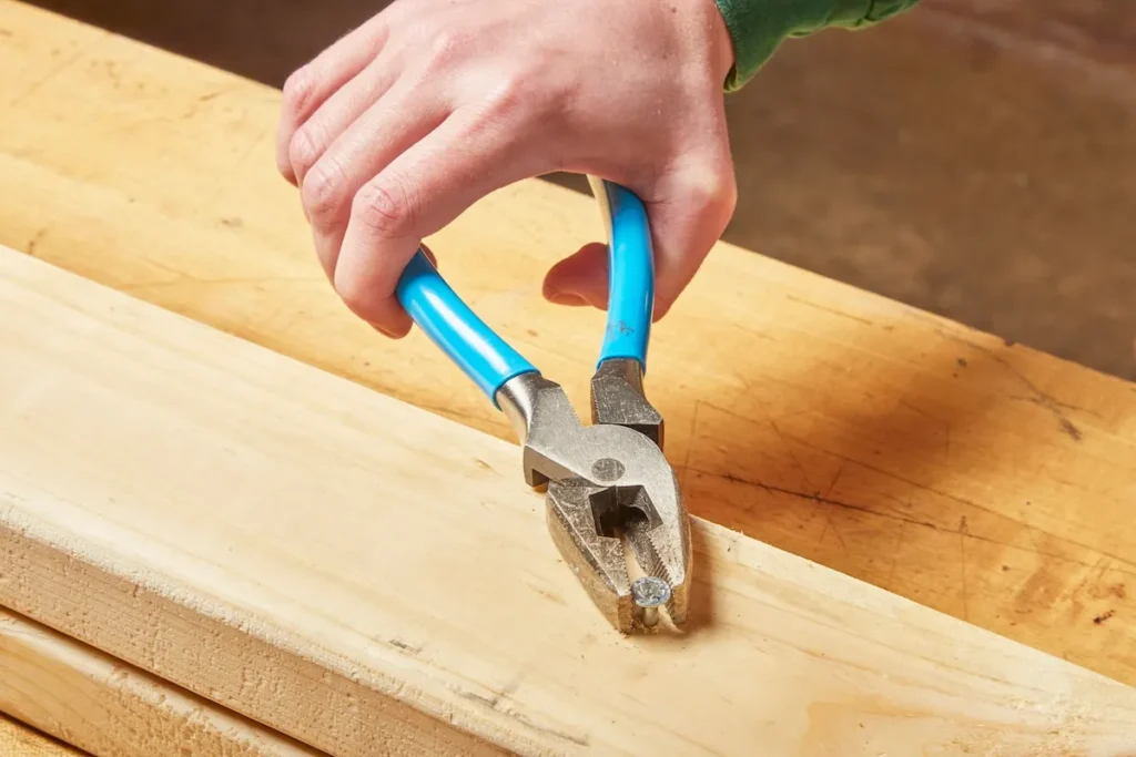Pliers for extra grip on a screw