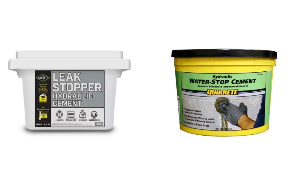 Sakrete vs Quikrete hydraulic cement