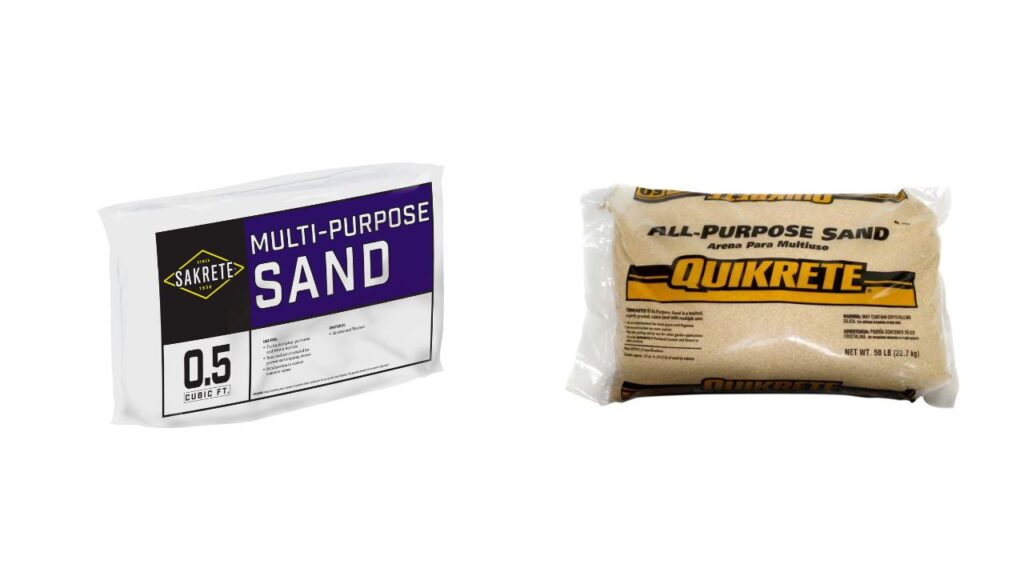Sakrete vs Quikrete sand
